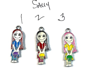 Sally Nightmare Before Christmas Necklace Gift Boxed with Ornate Organza Gift Bag!