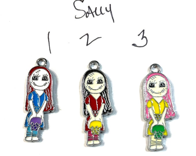 Sally Nightmare Before Christmas Necklace Gift Boxed with Ornate Organza Gift Bag!
