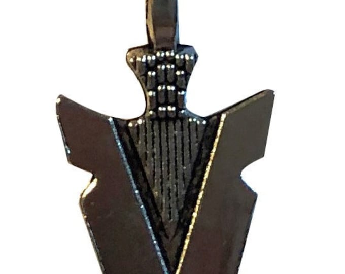 Native American Arrow & Arrowhead Silver Necklace or Keychain with or without beading 18" Chain NEW Gift Boxed
