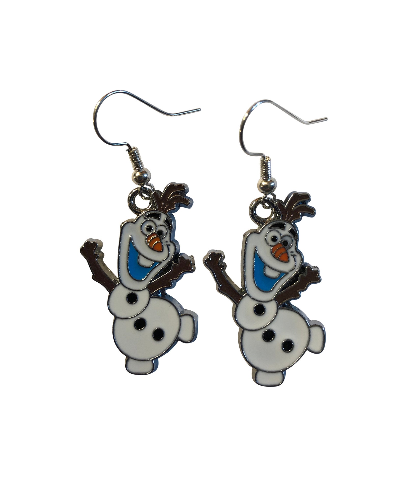 Snowman Olaf Frozen Necklace And/or Earrings Gift Boxed With Etsy