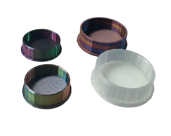 Jumping Spider Mealworm Feed or Cotton Beveled Bowl with Rim Many Colors 1", 1.2" or 1.5"