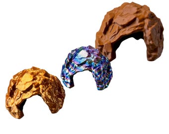 Rock Cave Dome Hide Tarantula, Spider, Reptile, Gecko, Frog, Terrarium, Many Colors, U Choose Size Quantity 1