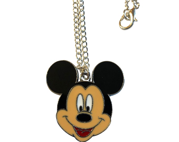 Mickey Mouse 16" Necklace and/or Earrings, Gift Boxed with Ornate Organza Gift Bag!