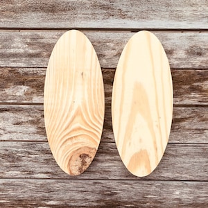 Unfinished wood surfboard blanks 10 inch - Surfboard made of wood - surfboard great for DIY projects.
