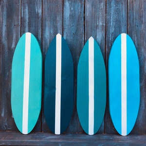 Surfboard wall decor wall art, custom colors available