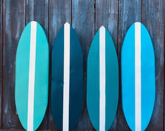 Surfboard wall decor wall art, custom colors available