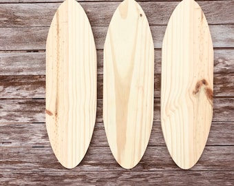 Unfinished wood surfboard blanks 18 inch Surfboard - Surfboard made of wood - surfboard great for DIY projects.