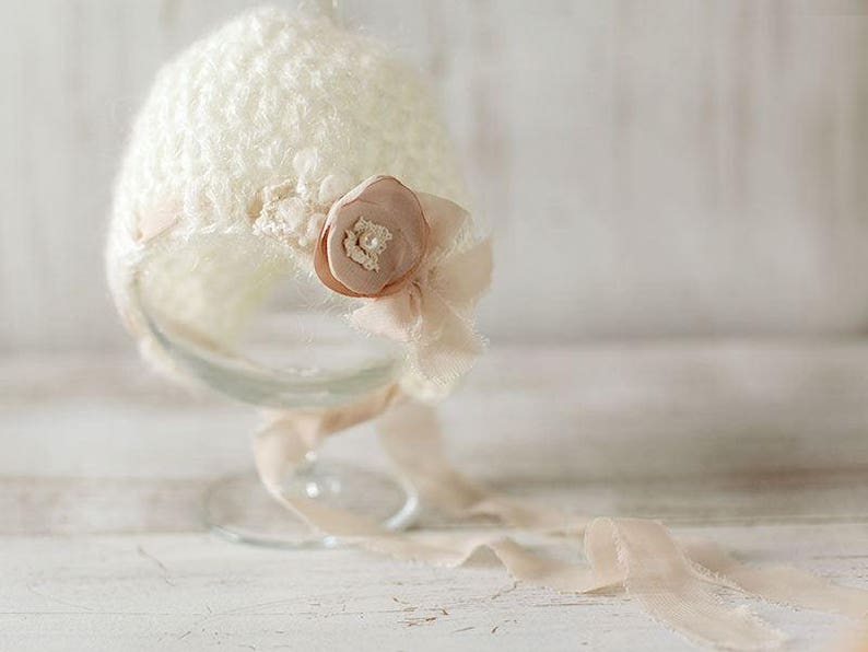 Newborn Rapid rise hat mohair baby accent flower girl Max 44% OFF with