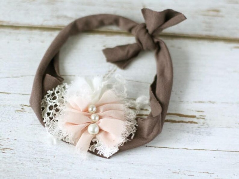 Newborn Flowers Newborn Tieback Tie back Pastel Headband Vintage Halo Baby Tieback Strech Newborn headband Halo Photo Prop