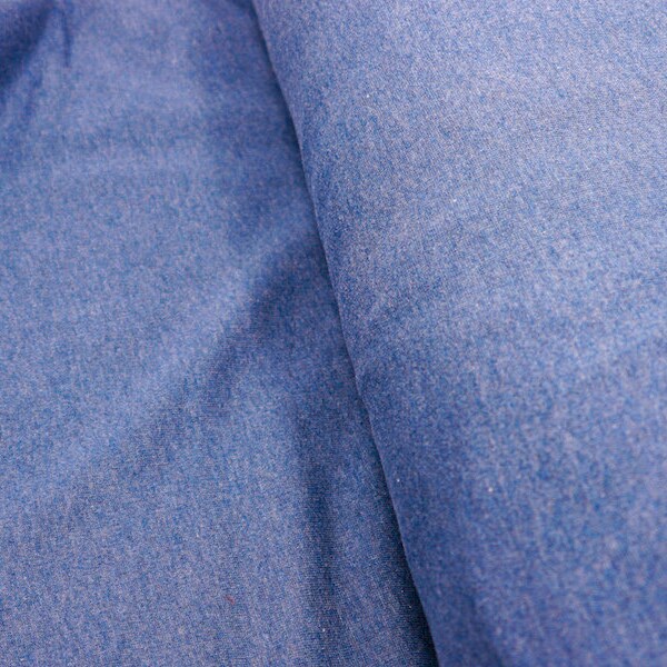 Sweatstoff Bio-Baumwolle,  Jeansblau,  Breite 150 cm Hoodie nähen Biostoffe