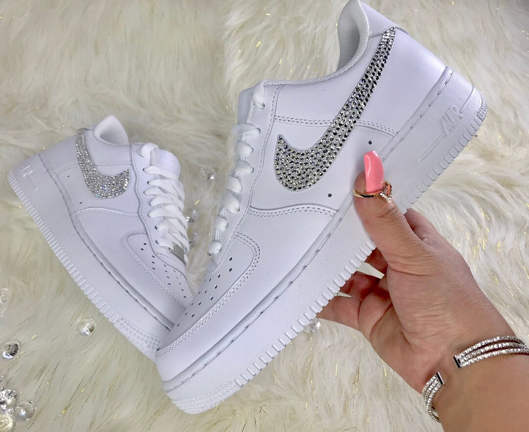 Bling Nike Air Force One Low Top Women's Bling Diamond