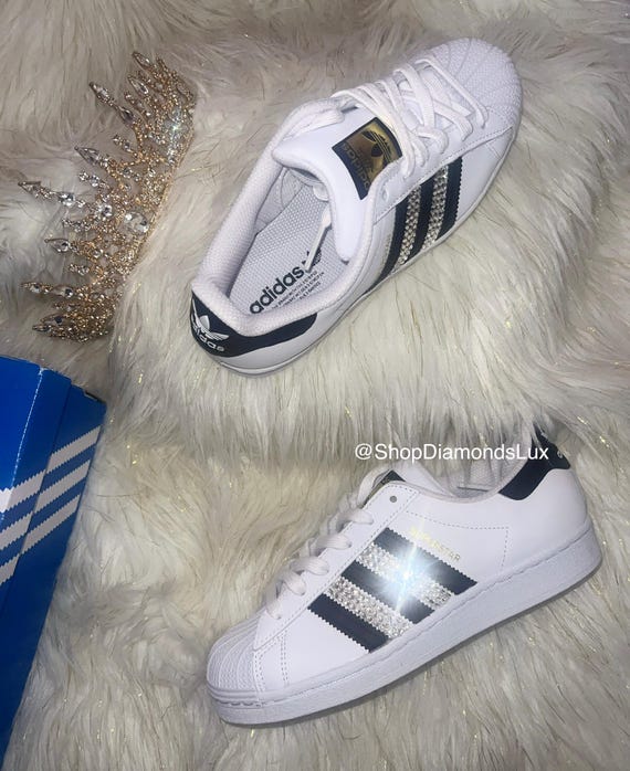 adidas gazelle silver green womens Adidas Superstar II W *Rhinestone* Sneaker » Buy online now! main image 1