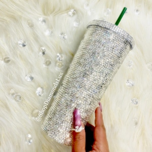 Custom Swarovski Bling Starbucks Tumbler