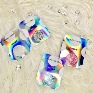 Swarovski Bling Popsocket With Swarovski Crystals New Swappable Top Popsocket Phone Grip