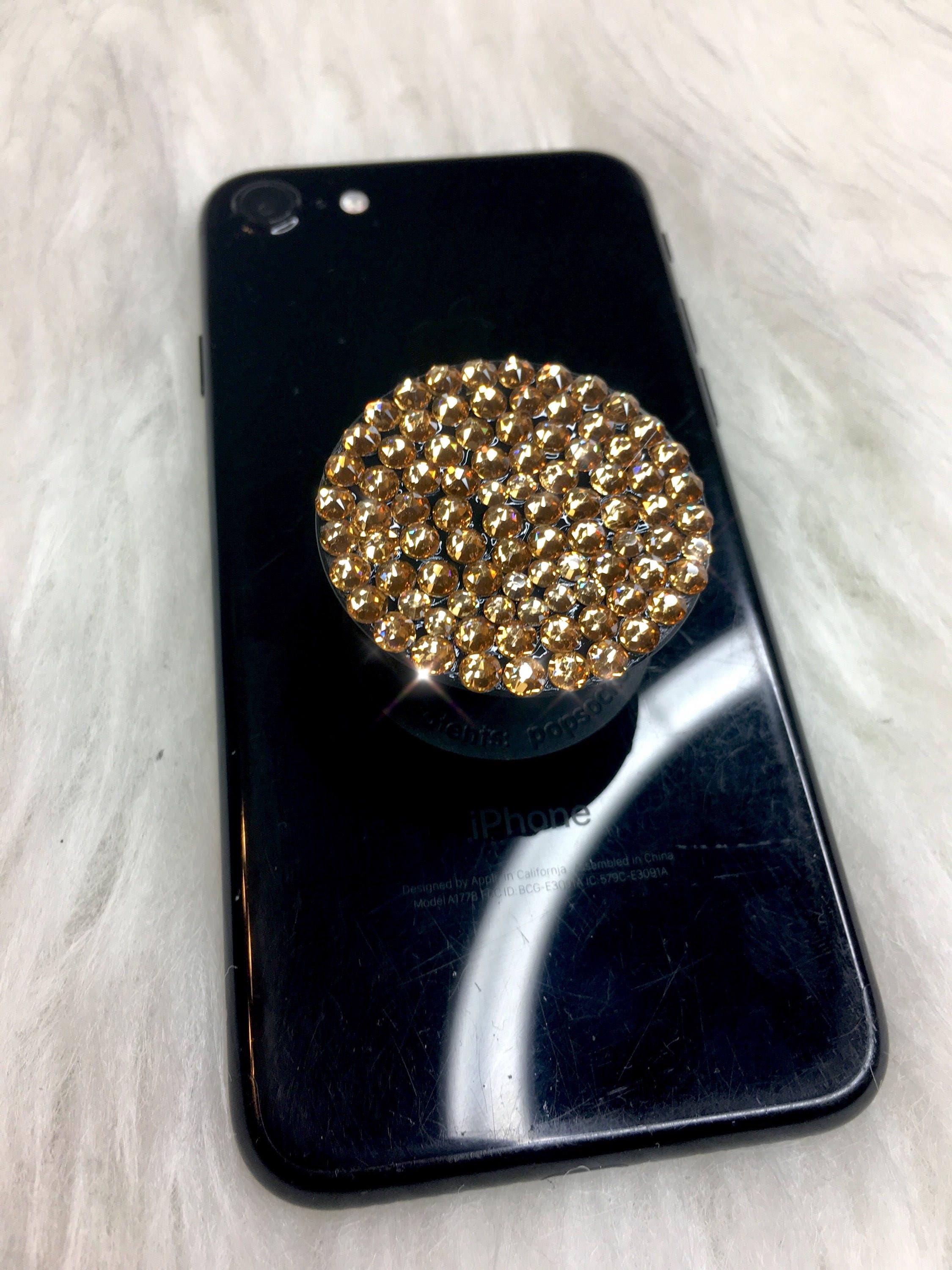Gold Swarovski Crystal Bling Popsocket - Etsy