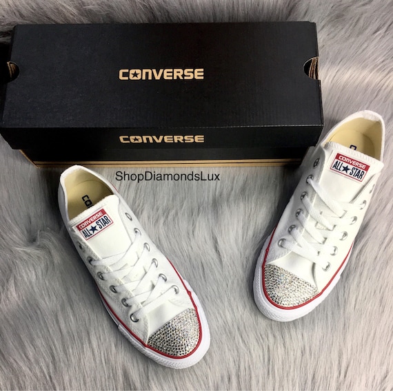 converse bianche intrecciate 60