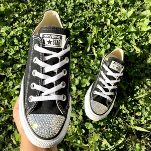 Bling Converse Swarovski Crystal Women&#39;s Chuck Sneakers