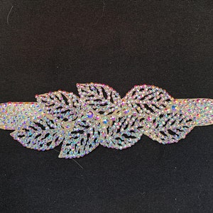 Stunning laser cut rhinestone bracelet