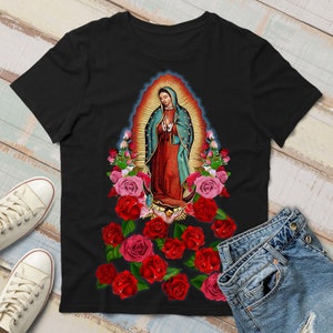 Ameri VINTAGE - 完売中！MARY PAINTING TEE Virgin Mary Painting Short-sleeve Unisex T-shirt - Etsy