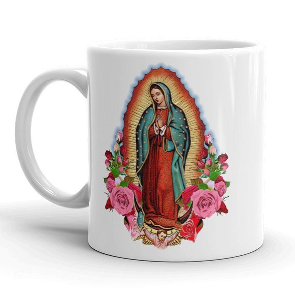 Our Lady of Guadalupe Coffee Mug, Virgin Mary Gift Mug