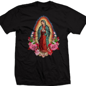 Virgin Mary Shirt, Our Lady of Guadalupe, Saint Mary T-shirt