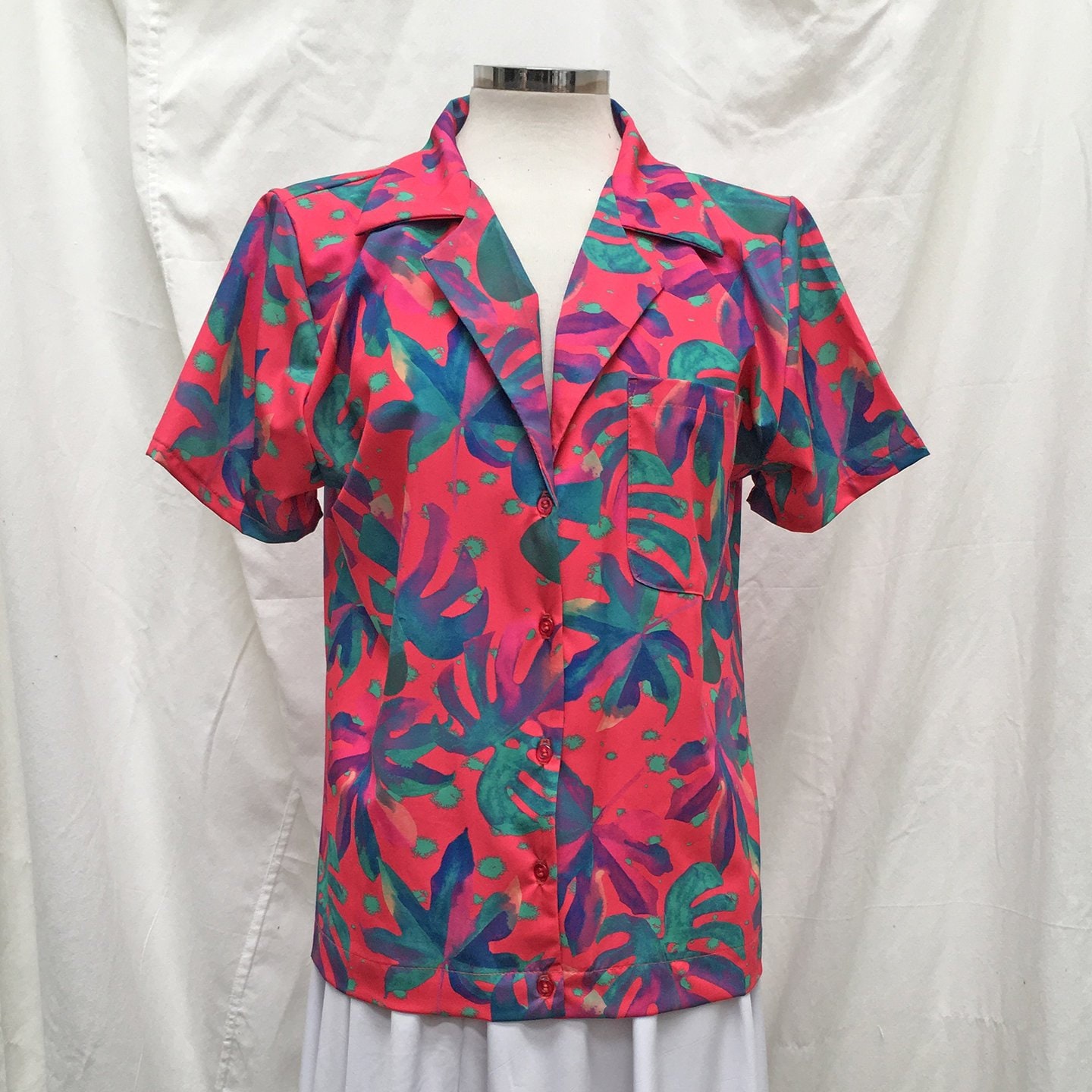 Floral Hawaiian Women's Blouse Coconut Girl Button up - Etsy Israel