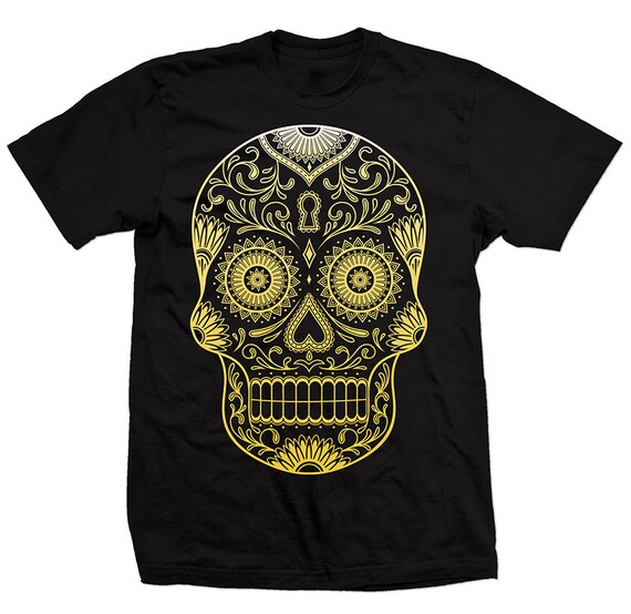 sugar skull tshirt