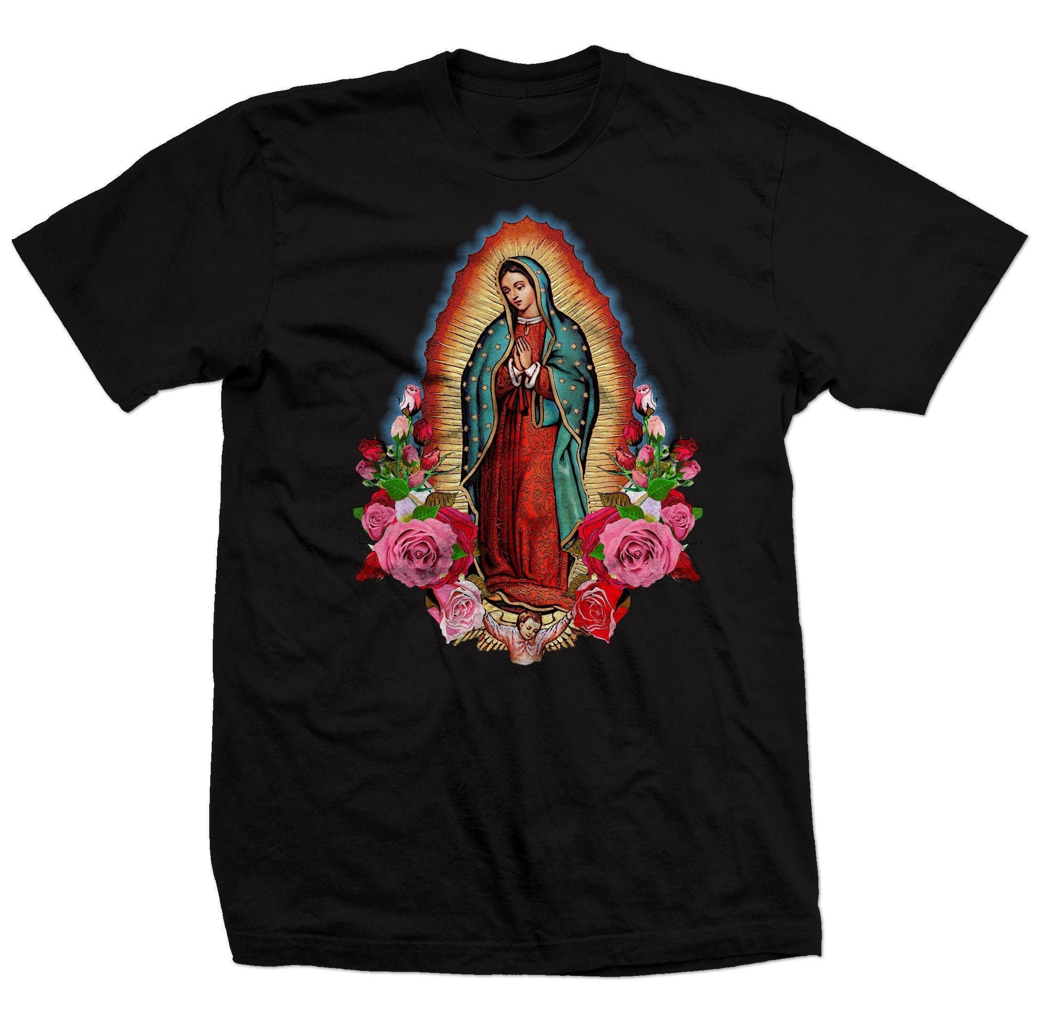 Camisa Virgen Maria Nuestra Senora de Guadalupe camiseta unisex Santa Maria Etsy Espana