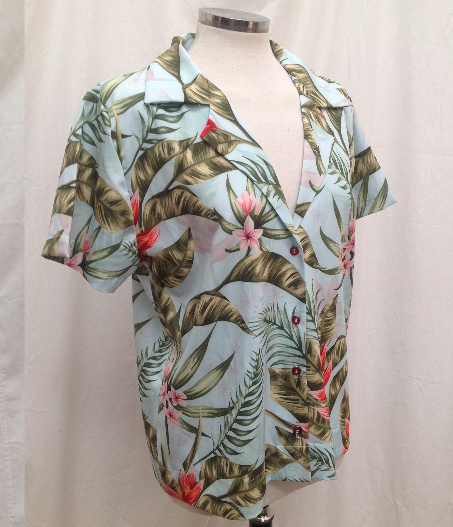 Women's Tropical Hawaiian Shirt Etsy