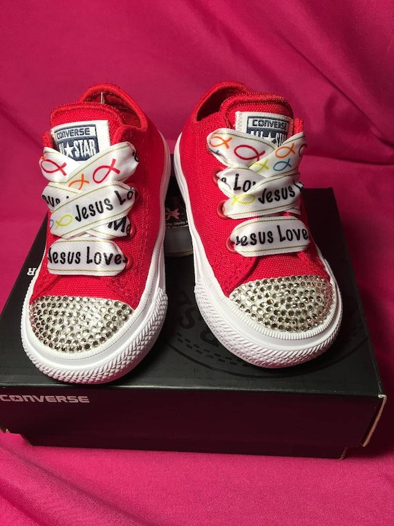 blinged out chuck taylors