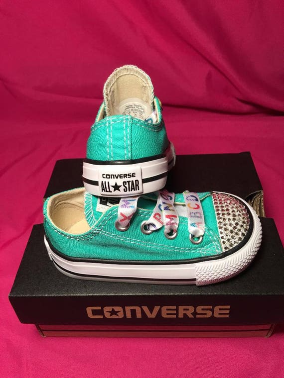 Authentic Chuck Taylor Toddler Girl's Blinged Out Converse in Color Red, Toddler Converse, Converse, Chuck Taylor's, Rhinestone Converse Authentic Chuck Taylor Toddler Girl's Blinged Out Converse in Color Red, Toddler Converse, Converse, Chuck Taylor's, Rhinestone Converse