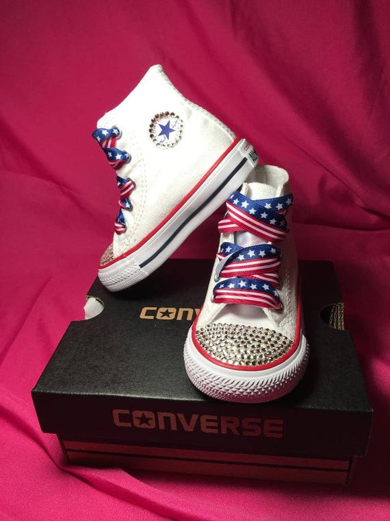 blinged out chuck taylors
