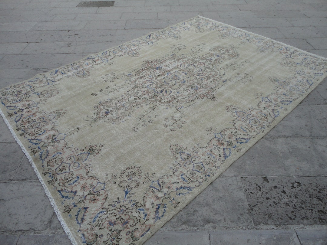 Extra Large Rug, Oversize Vintage Rug, Big Turkish Carpet, Muted Salon