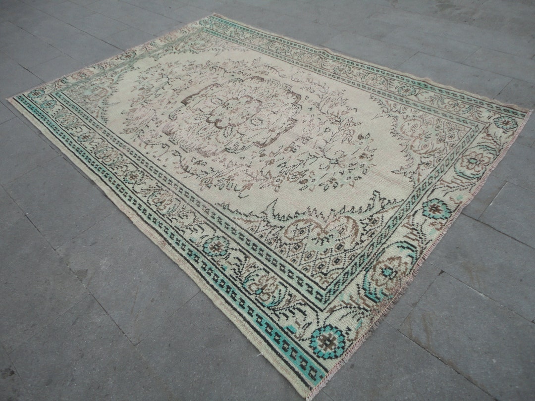 Ivory Rug for Bedroom, Rug for Dinner Area, Rug for Apartment, Oversize