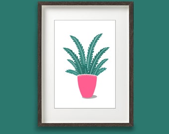 Plants in Pots Print