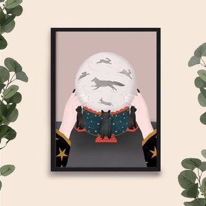 Witch’s crystal ball Print