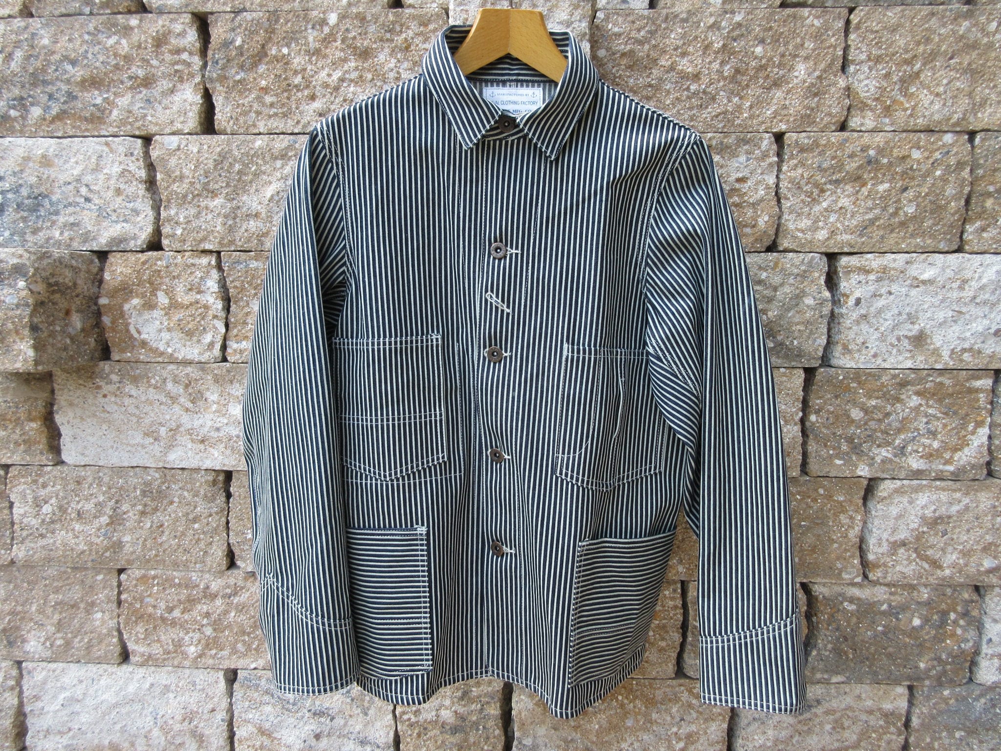 USA製Engineer's Jacket herringbone stripe