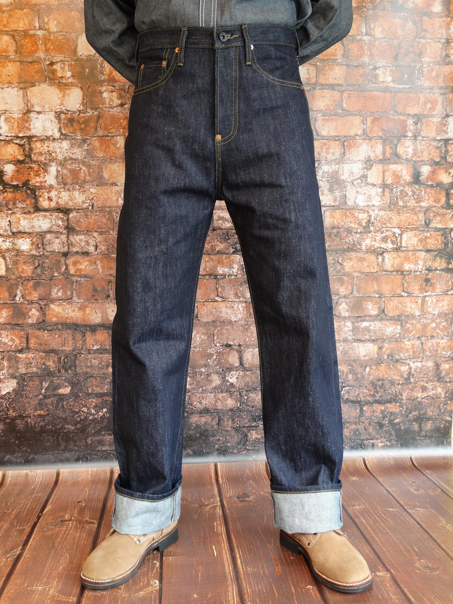 Jeans Vintage Selvedge Lutece MFG CO - Coupe Droite Classique - Taille S (30" Tour) - Bleu Denim - Neuf Avec étiquettes