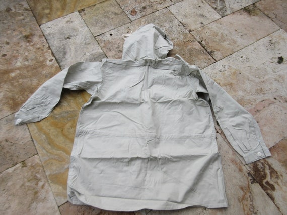 Vintage Schwedish Snow Smock 1940 Snow Shirt WWII… - image 4