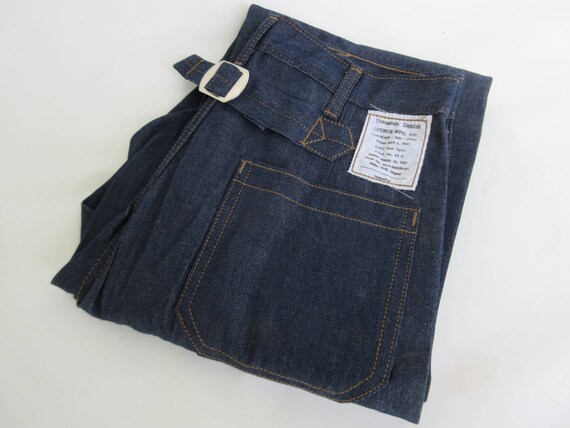 Quartermaster Lutece Mfg Co Denim Jeans 40s Women M1944 Etsy Canada