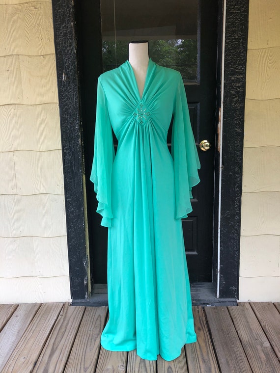 Green Lady Gown