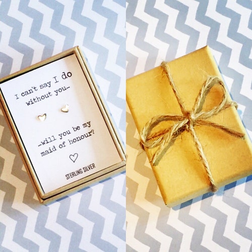 Funny Maid of Honor Proposal Gift Funny MOH Gift Funny Maid Etsy