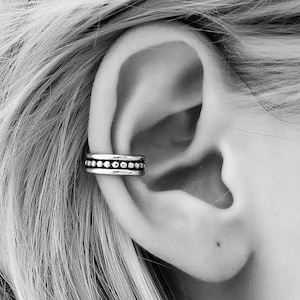 Gradient Black Chain Ear Cuff No Piercing Liquid Metal Tassel Wrap Crawler  Full Earrings Ear Climberparty Event Festival - Yahoo Shopping