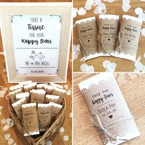 Bundle of 50 Happy Tears Wedding Tissues. Only for Happy Tears Tissues ...