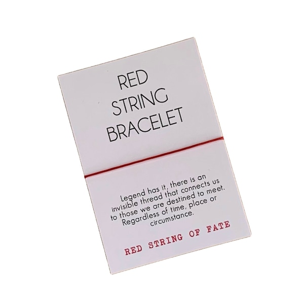 Red string bracelet | Fate gift | Red string of fate bracelet | Buy 5 get 1 free