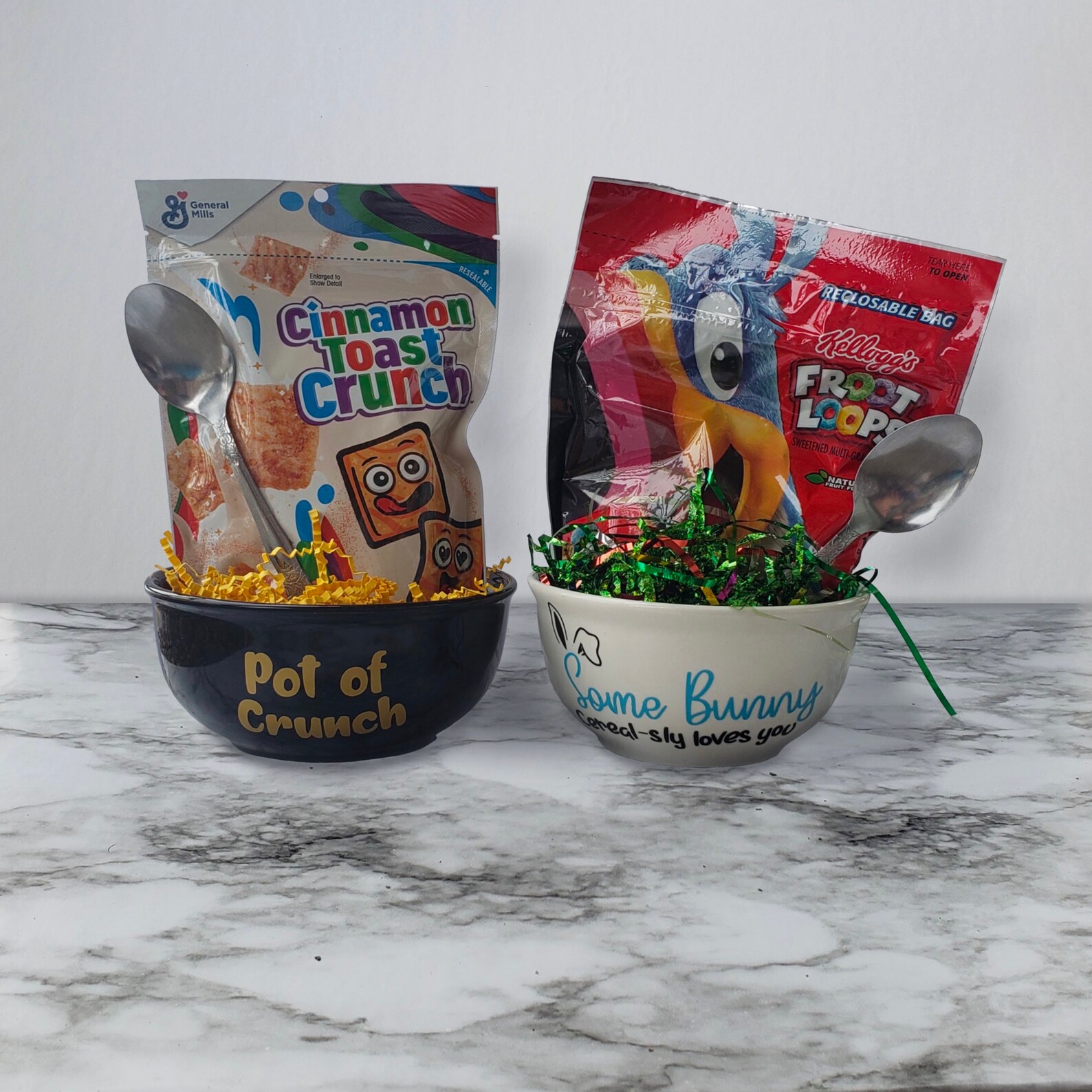 Custom Cereal Bowls Cereal Bowl Gift Baskets Birthday Cereal Etsy
