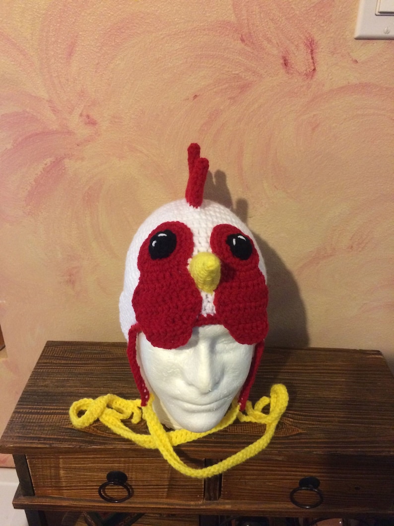 ChickenRooster earflap Hat