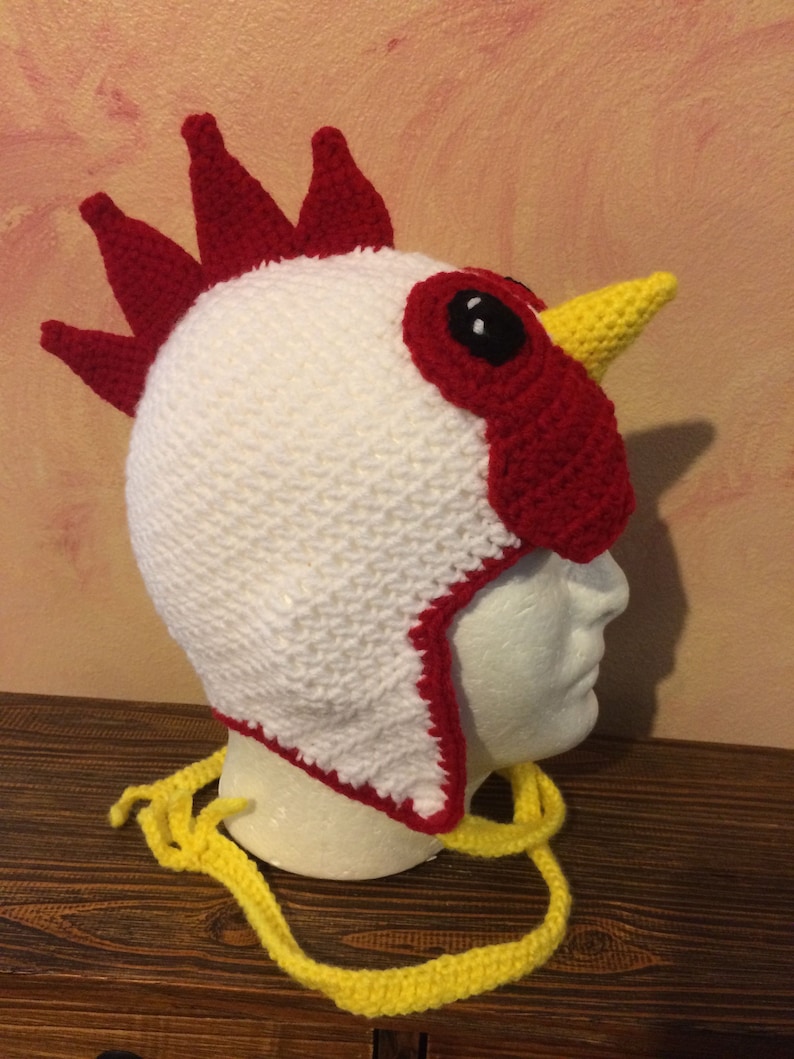 ChickenRooster earflap Hat