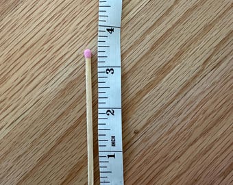 3.5" Long Light Pink Tip Matches | Aesthetic Safety Matches for Candles | Autumn & Fall Decor | Cozy Housewarming Gift