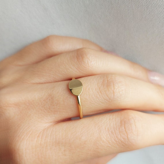 Polished Brass Pinky Finger Men's Ring - Gold | Konga Online Shopping
